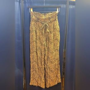 American Eagle Polka Dot Wide-leg Pant